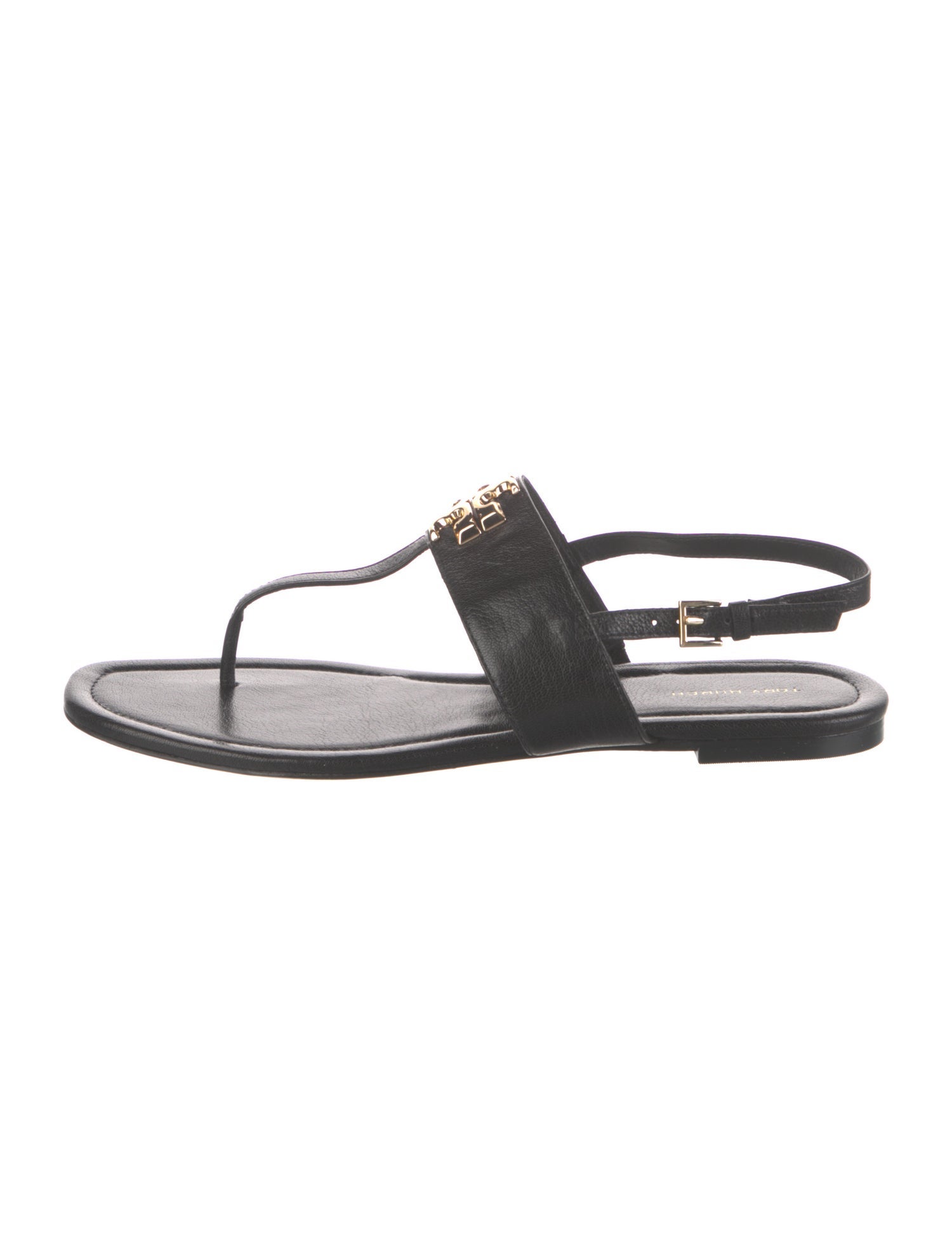 Tory Burch Leather T-Strap Sandals