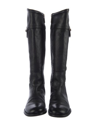 Tory Burch Leather Riding Boots