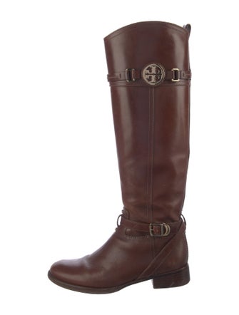 Tory Burch Leather Riding Boots