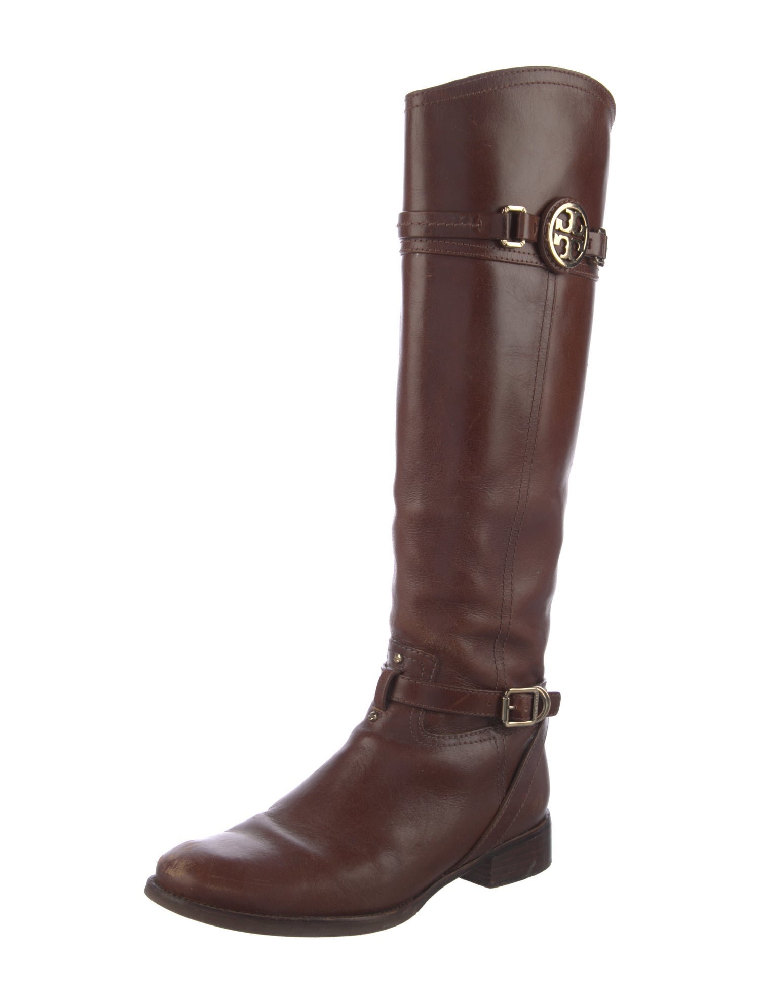 Tory Burch Leather Riding Boots