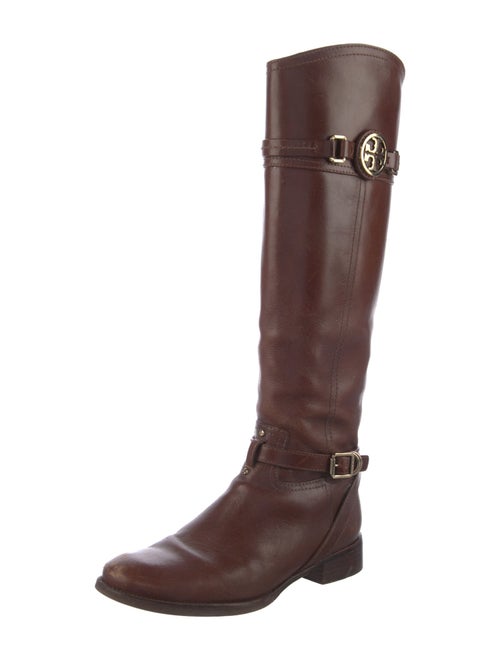 Tory Burch Leather Riding Boots