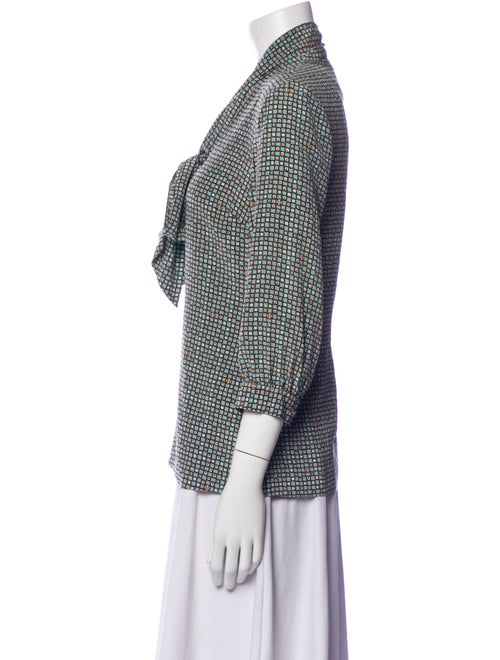 Tory Burch Silk Printed Blouse