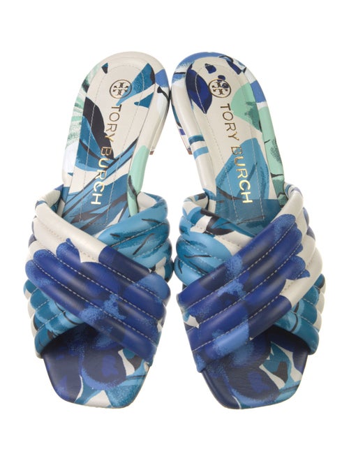 Tory Burch Leather Printed Flats