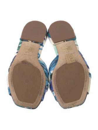 Tory Burch Leather Printed Flats