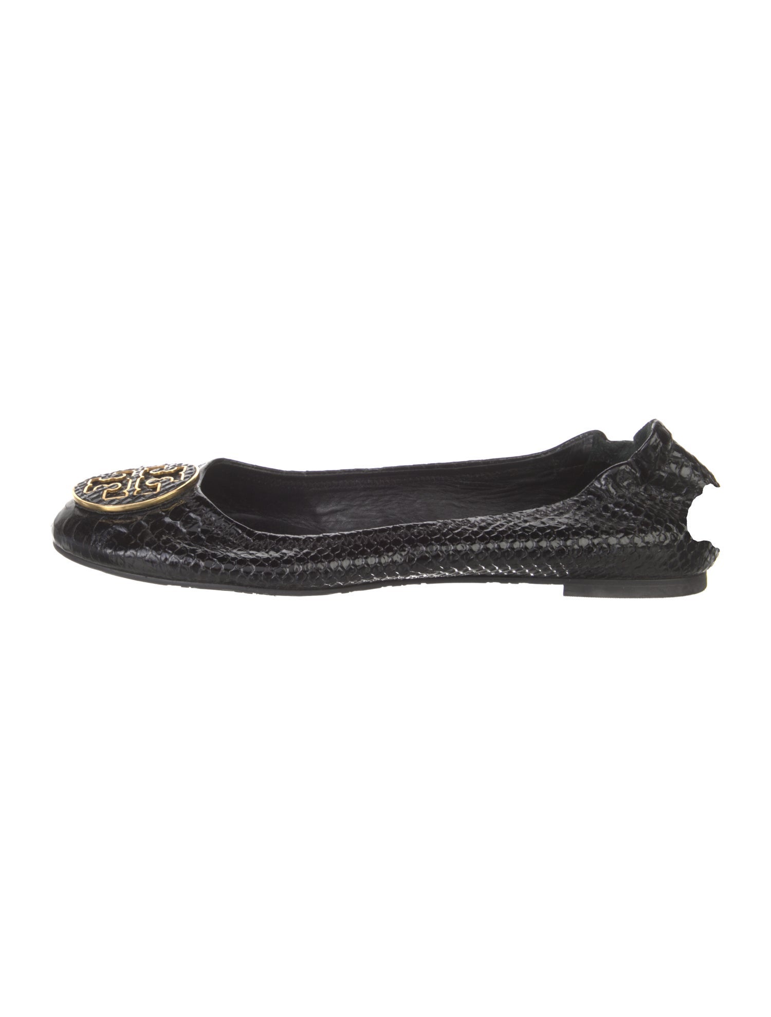 Tory Burch Snakeskin Ballet Flats