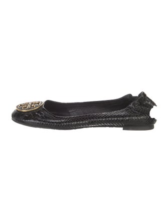 Tory Burch Snakeskin Ballet Flats
