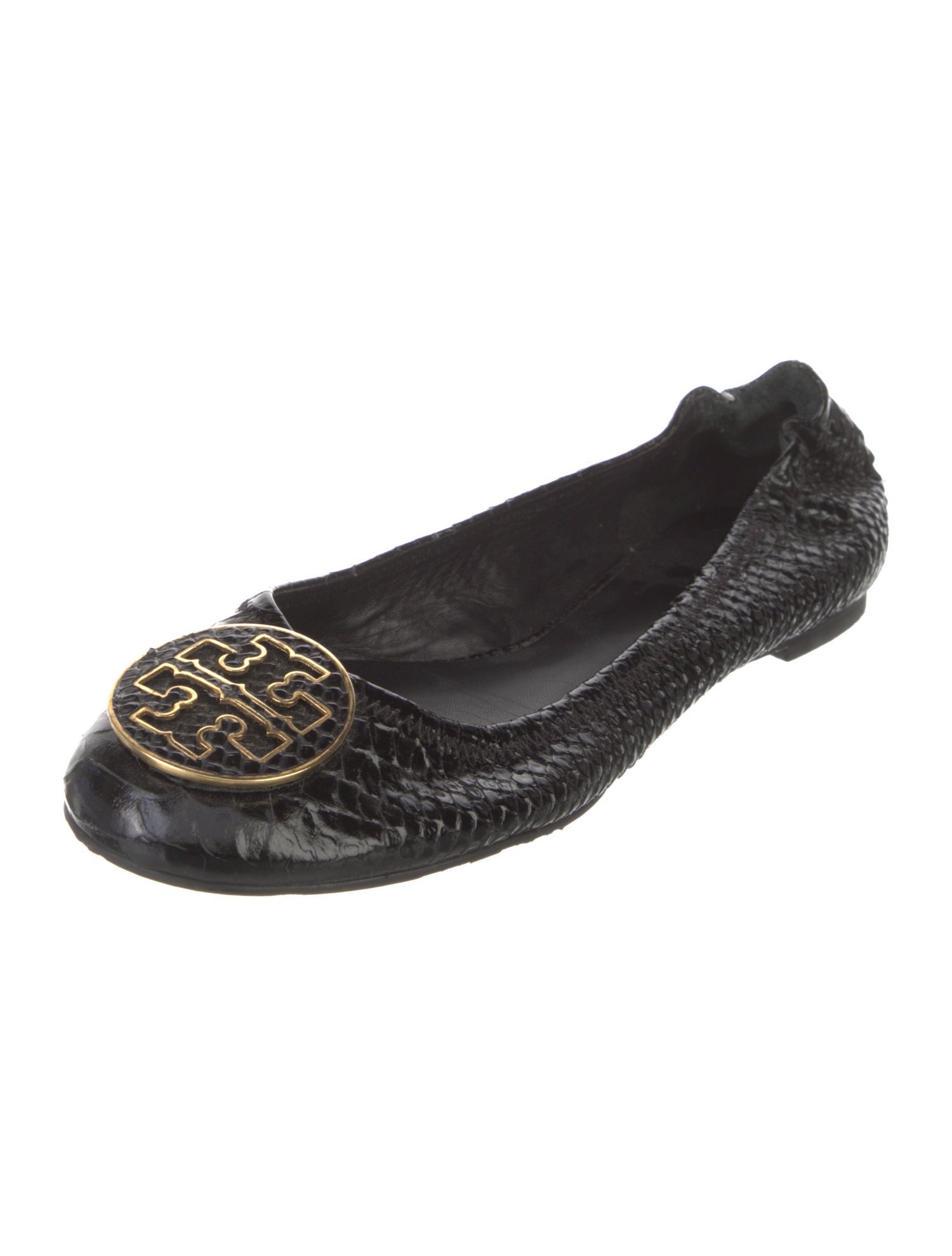 Tory Burch Snakeskin Ballet Flats