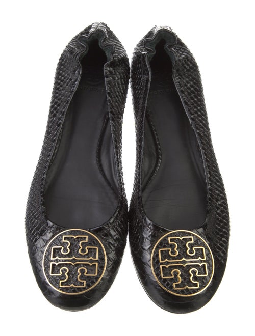 Tory Burch Snakeskin Ballet Flats