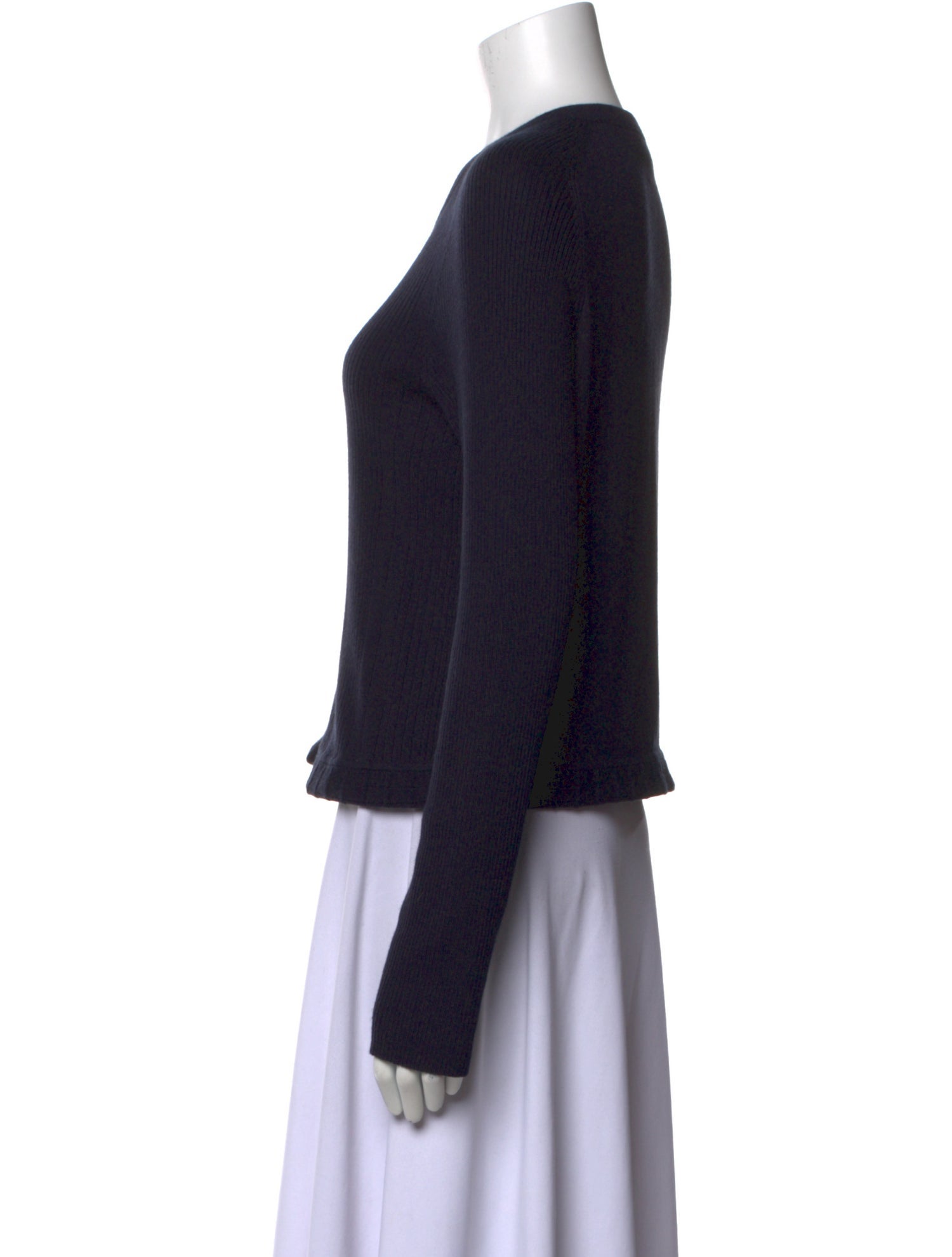 Tory Burch Silk Scoop Neck Sweater