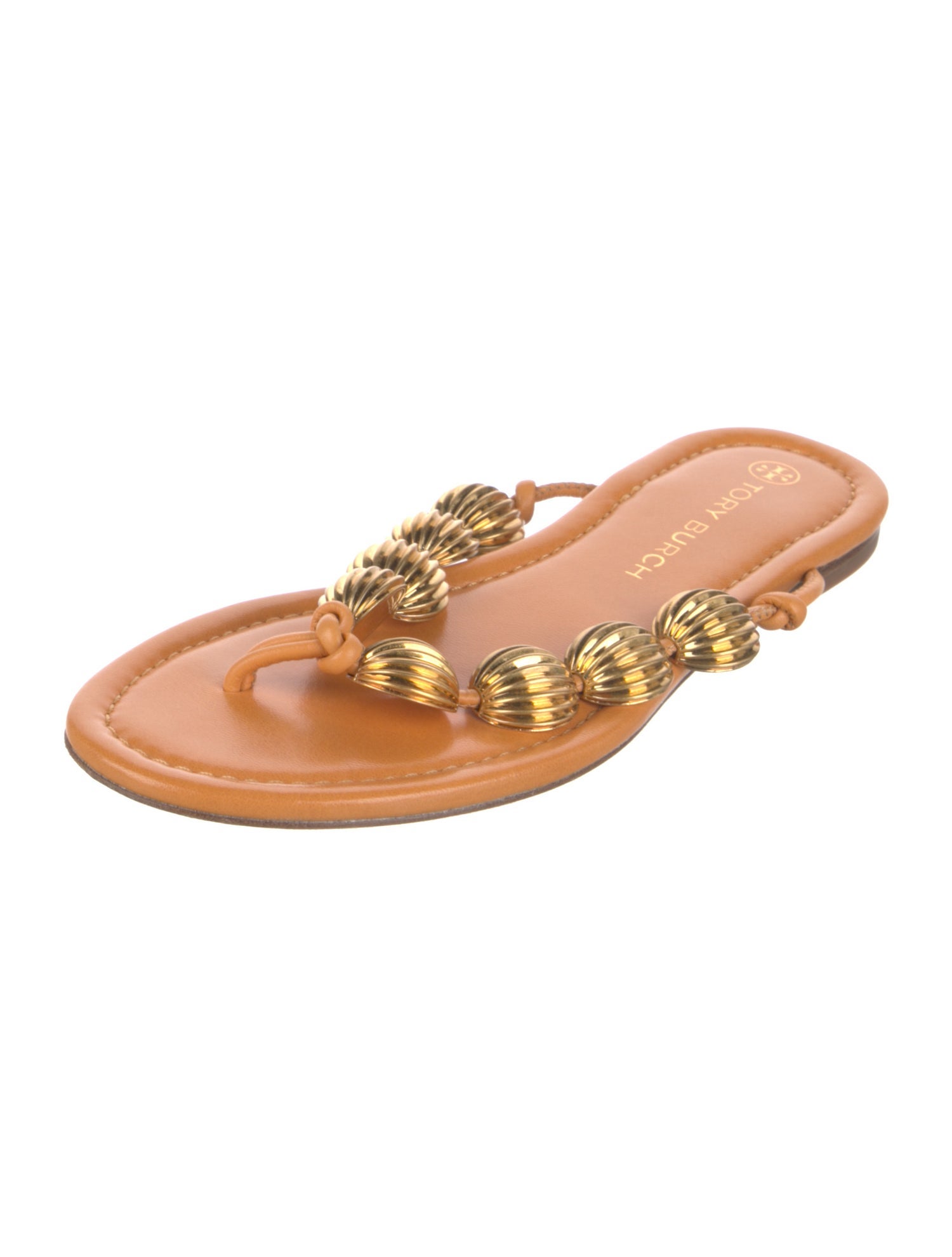 Tory Burch Leather Slides