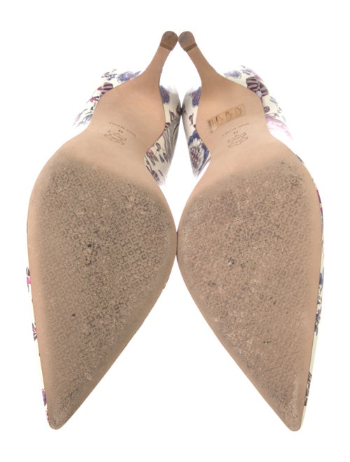 Tory Burch Signature Logo Patent Leather Pumps