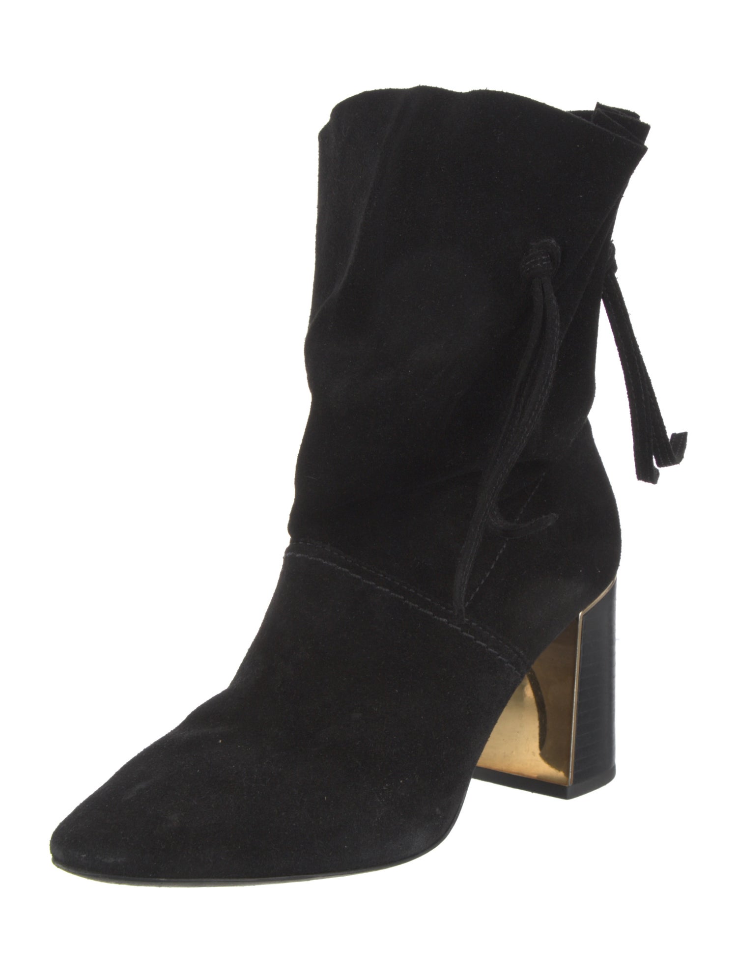 Tory Burch Suede Lace-Up Boots