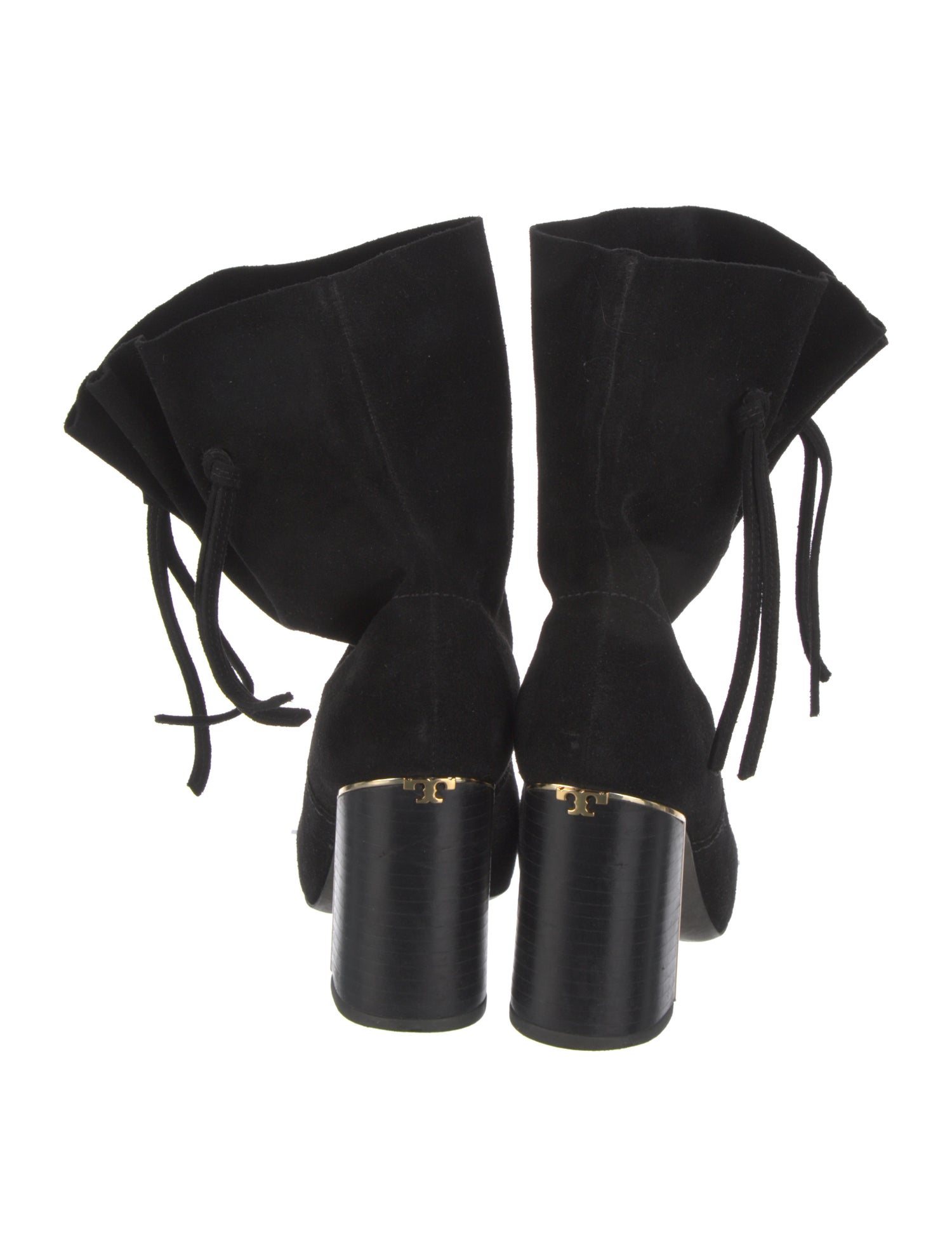 Tory Burch Suede Lace-Up Boots