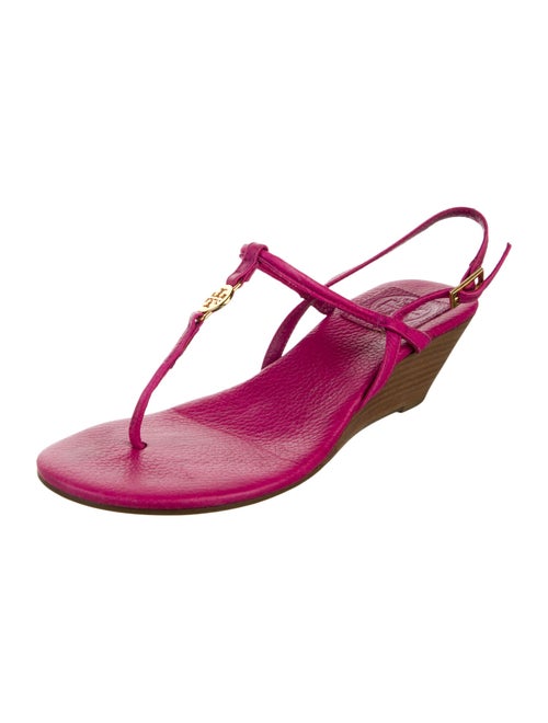 Tory Burch Leather T-Strap Sandals
