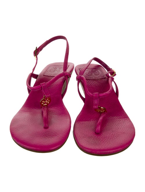 Tory Burch Leather T-Strap Sandals
