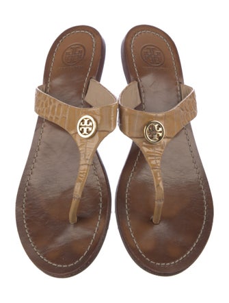 Tory Burch Leather Slides