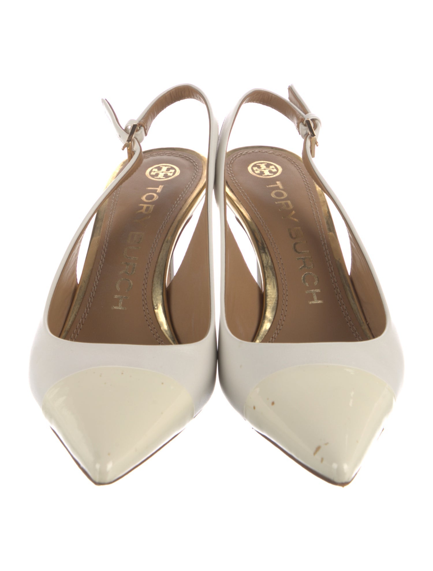 Tory Burch Leather Slingback Pumps