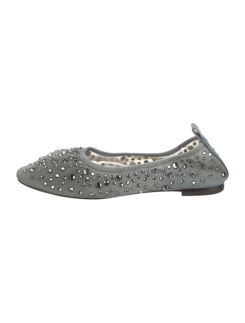 Tory Burch Crystal Embellishments Ballet Flats
