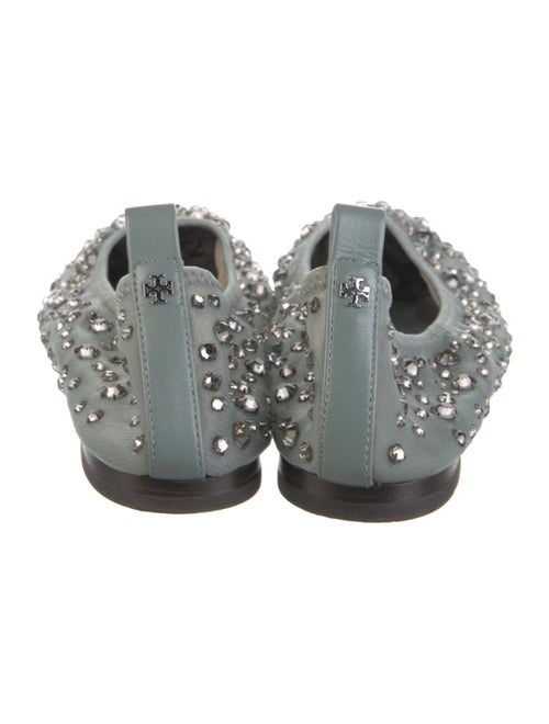 Tory Burch Crystal Embellishments Ballet Flats