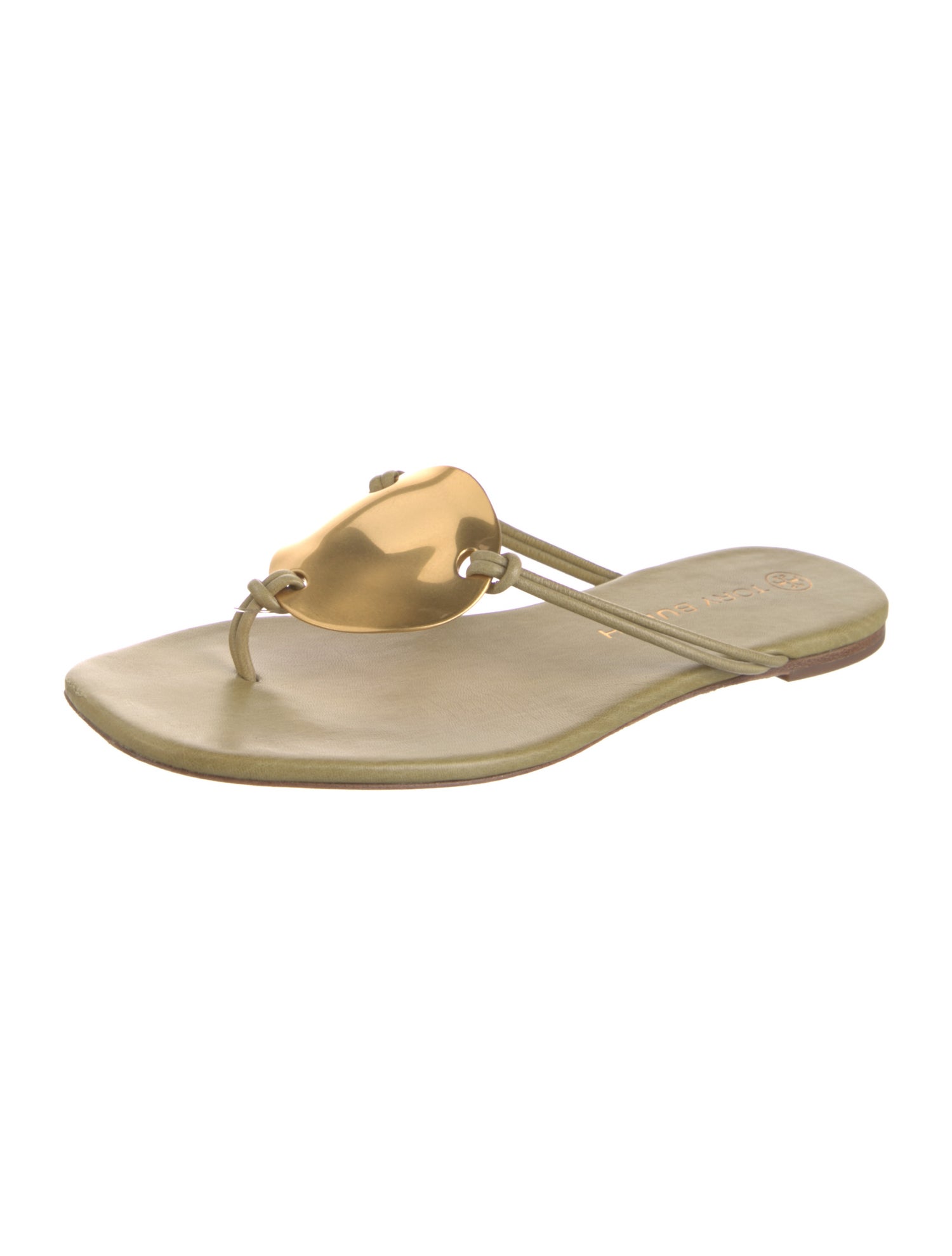Tory Burch Leather Slides
