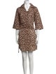 Tory Burch Animal Print Knee-Length Dress
