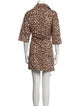 Tory Burch Animal Print Knee-Length Dress