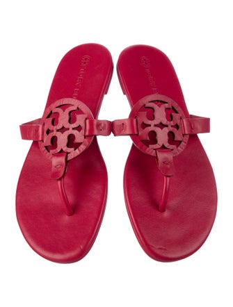 Tory Burch Leather Flip Flops