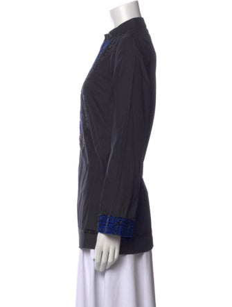 Tory Burch V-Neck Long Sleeve Tunic