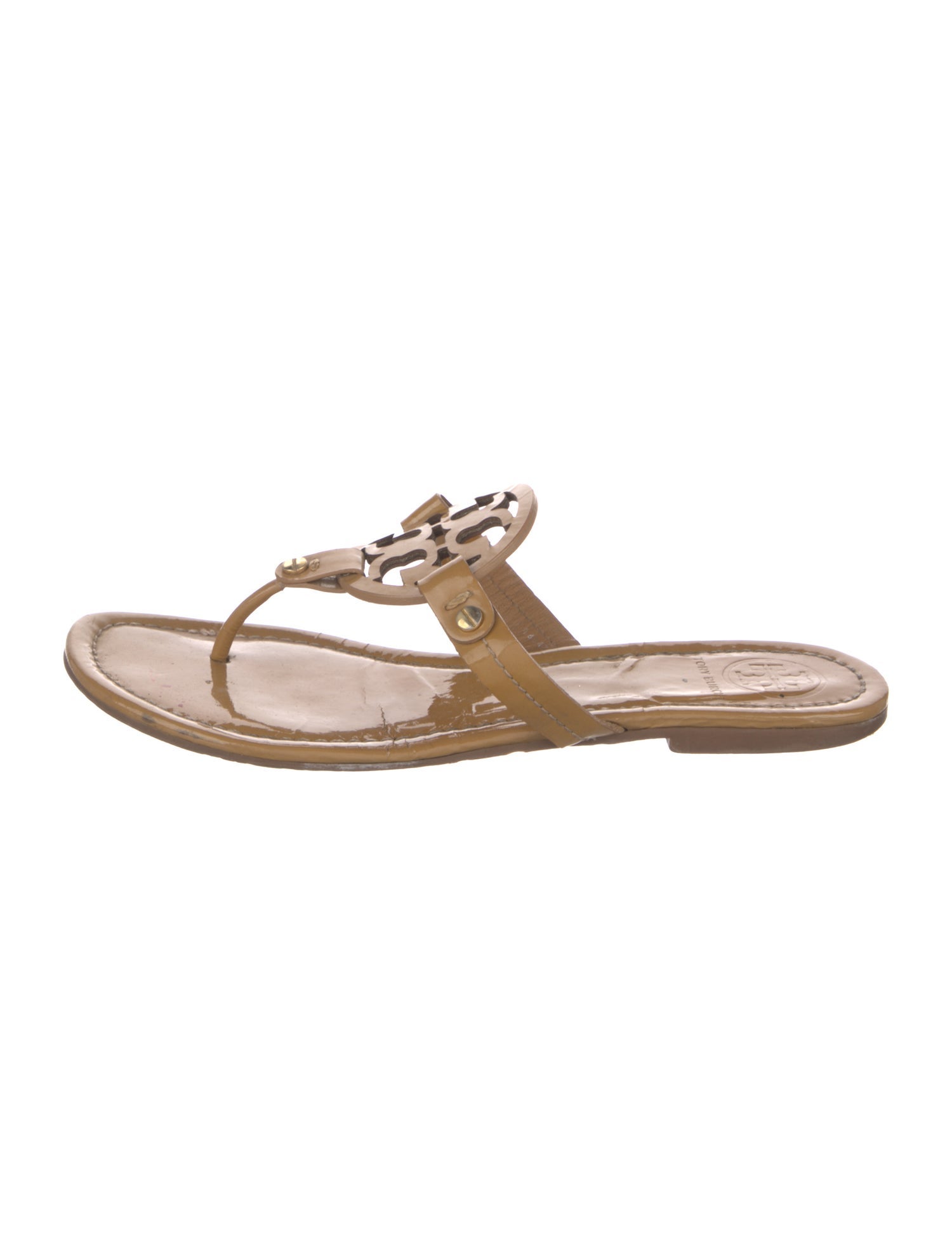 Tory Burch Patent Leather Slides