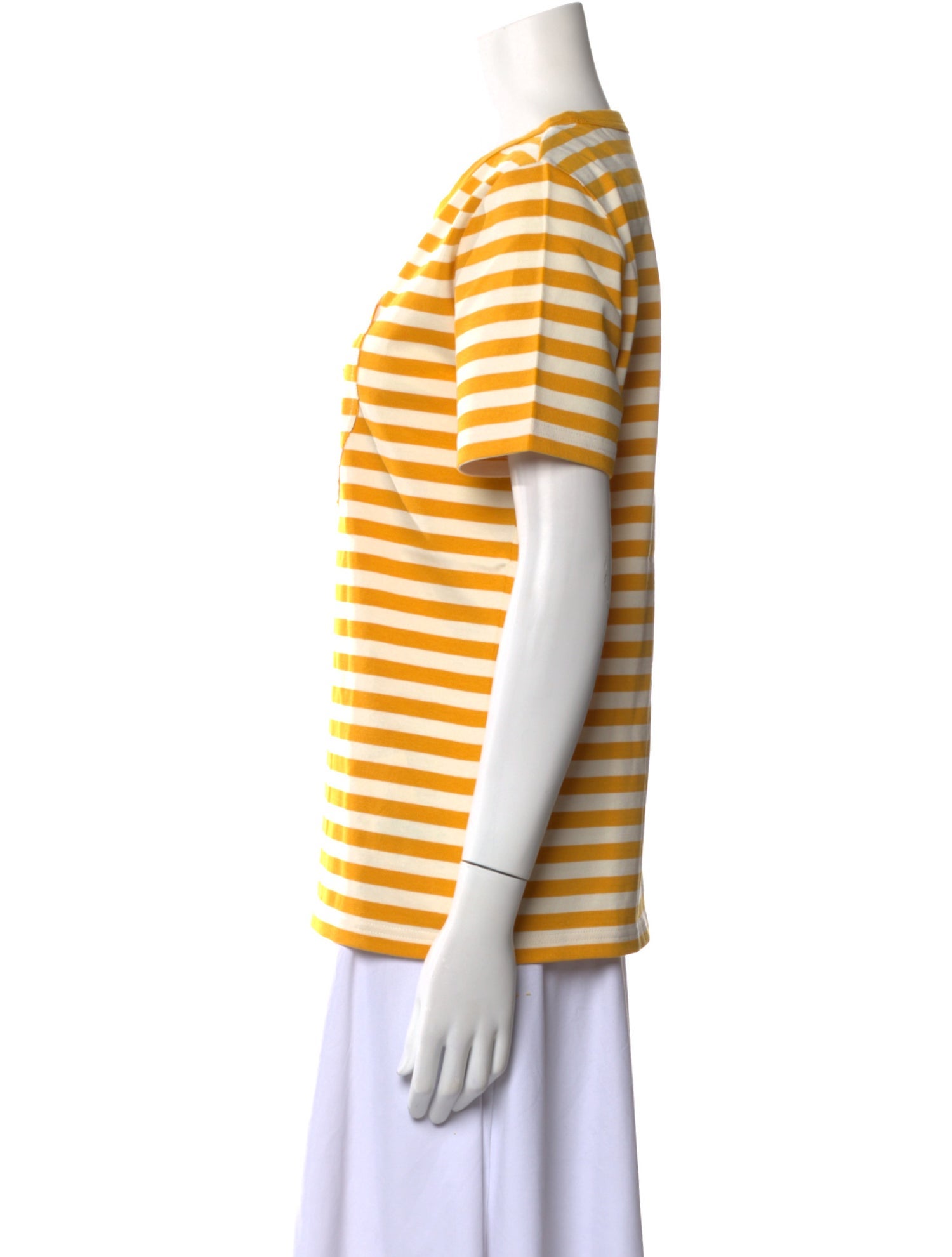 Tory Burch Striped Crew Neck T-Shirt w/ Tags
