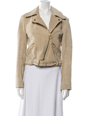 Tory Burch Leather Biker Jacket