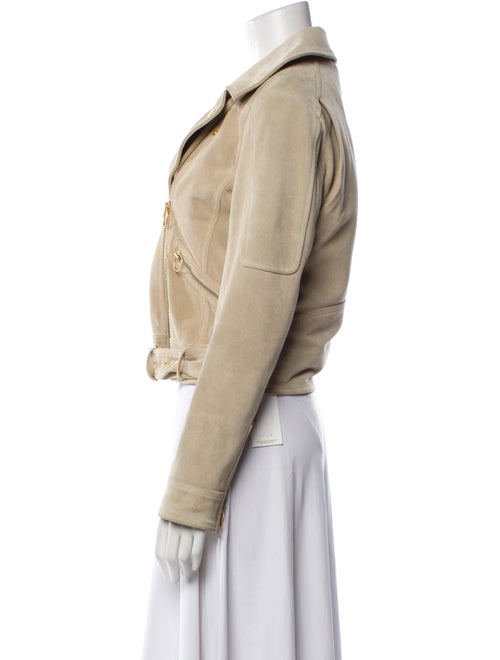 Tory Burch Leather Biker Jacket