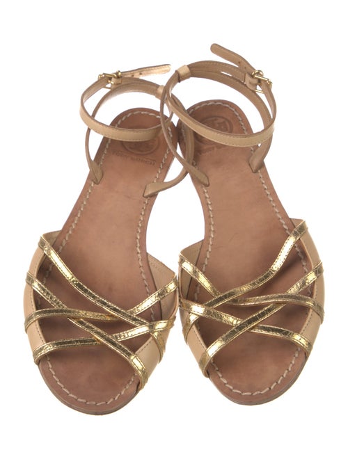 Tory Burch Leather Slingback Flats