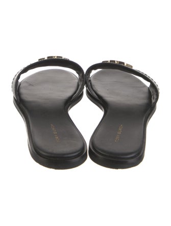 Tory Burch Leather Slides