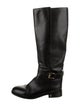 Tory Burch Leather Riding Boots