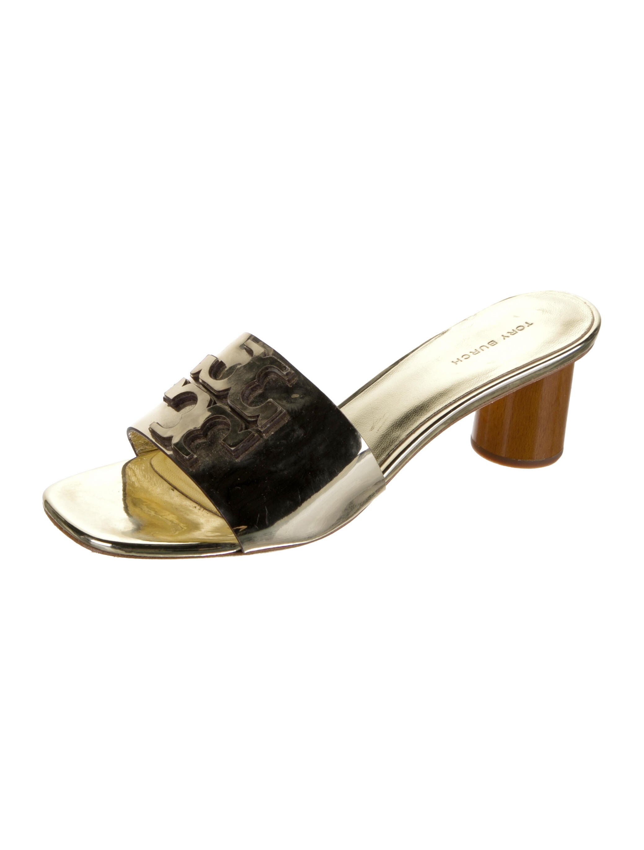 Tory Burch Patent Leather Slides