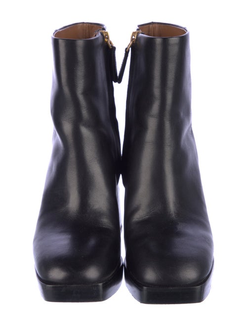 Tory Burch Leather Chain-Link Accents Wedge Sneakers