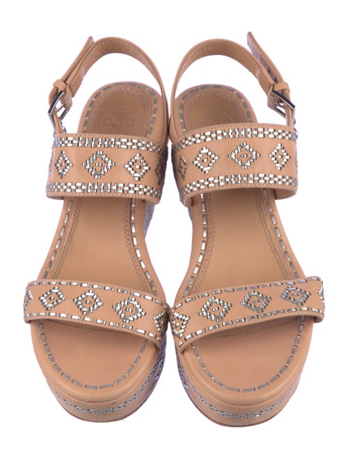 Tory Burch Leather Slingback Sandals