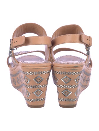Tory Burch Leather Slingback Sandals