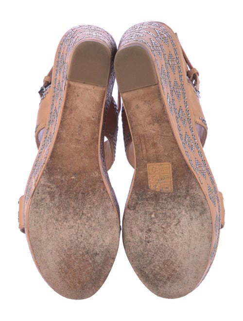 Tory Burch Leather Slingback Sandals