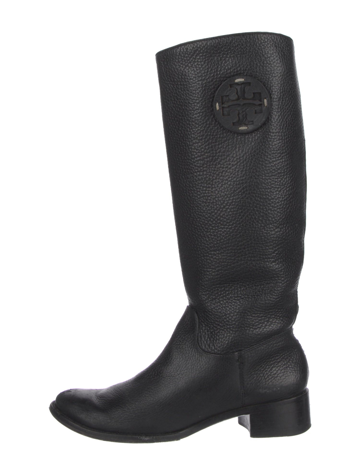Tory Burch Leather Riding Boots