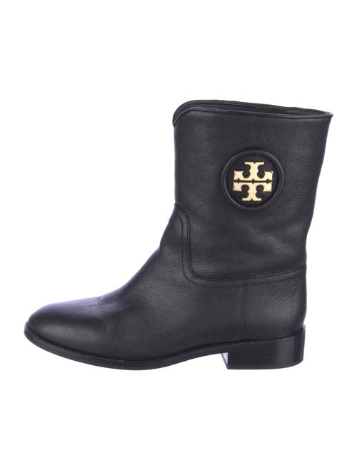 Tory Burch Leather Moto Boots