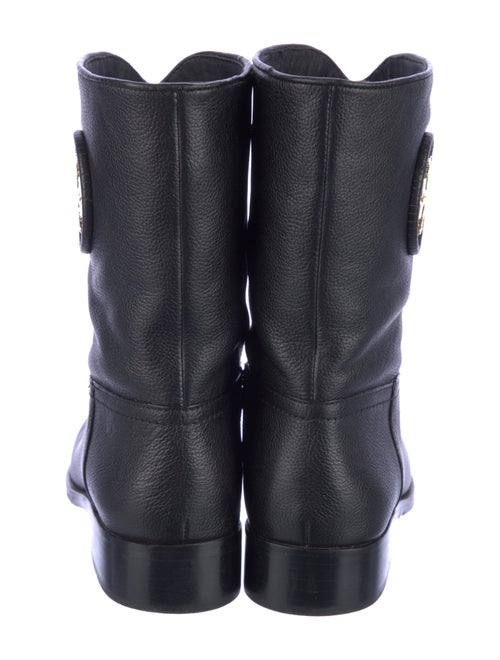 Tory Burch Leather Moto Boots