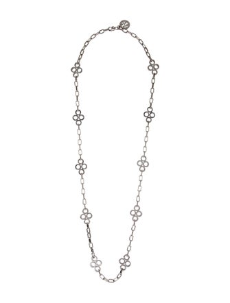 Tory Burch Large Clover Station Necklace