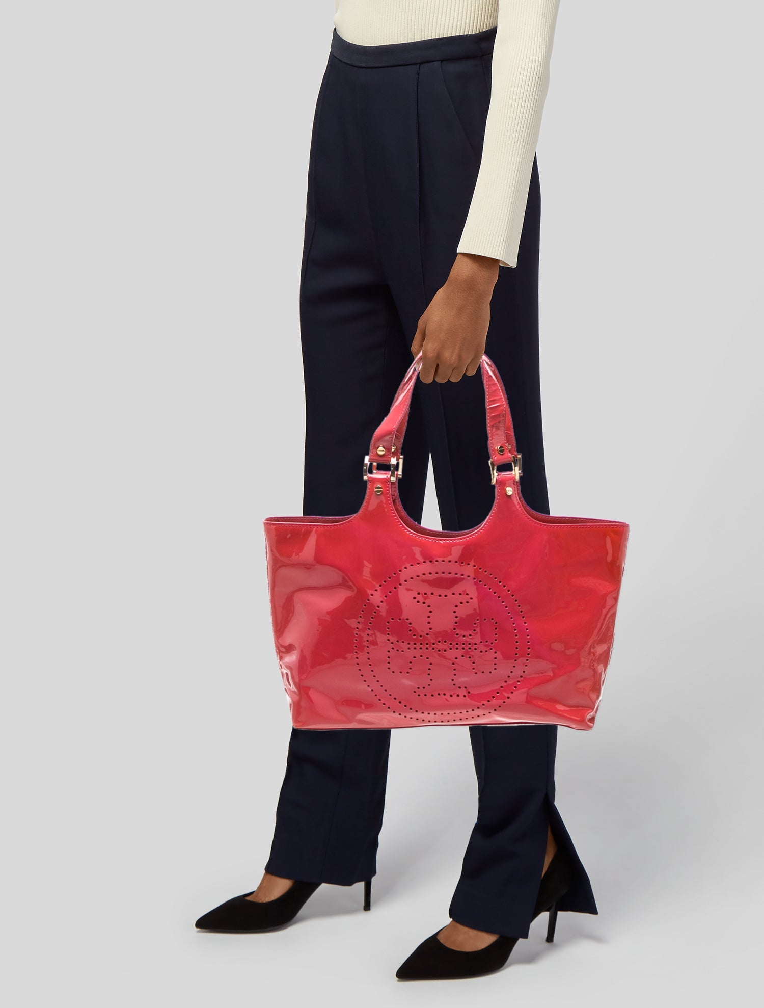 Tory Burch Patent Leather Shoulder Bag w/ Tags