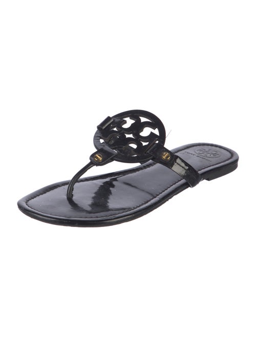Tory Burch Patent Leather Slides