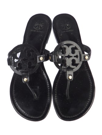 Tory Burch Patent Leather Slides