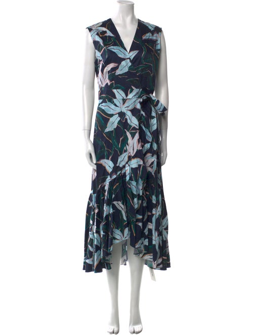 Tory Burch Floral Print Long Dress