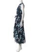 Tory Burch Floral Print Long Dress