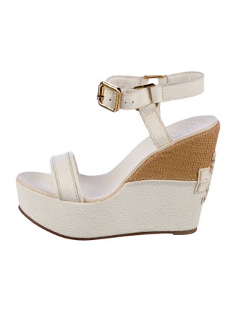 Tory Burch Leather Espadrilles